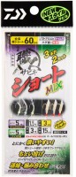 DAIWA Kaiteki Syokunin Sabiki Short 3hon 2set Mix 10-3.0 Soft AmiEbi Keimura & Bald Skin