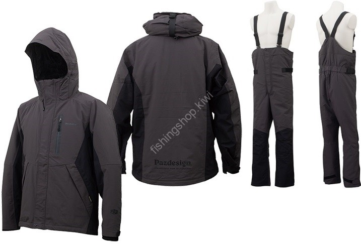 PAZDESIGN SBR-043 BS Warm Rain Suit III (Gunmetal/Black) 4L