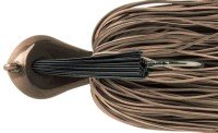 DEPS Sliding Jig 3/8oz Fine Rubber Skirt #06 Brown