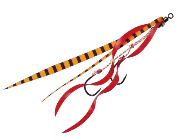 MAJOR CRAFT Tai no Kae W Slim #11 Red / Gold Orange Zebra