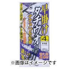 GAMAKATSU Hayagake Tachiuo Shikake Naname Tsuranuki [NS Black] 4-48 (3pcs)