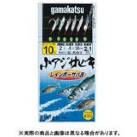 GAMAKATSU Koaji Sabiki Rainbow Sabakawa 6 Piece Rig [Gold] 6-1