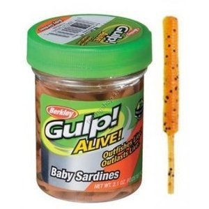 BERKLEY GAJBSDN2-OT Gulp! Alive Baby Sardine 2 Lures buy at