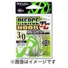 RYUGI Pierce Hook TC HPH061 [Black] #5/0 (4pcs)