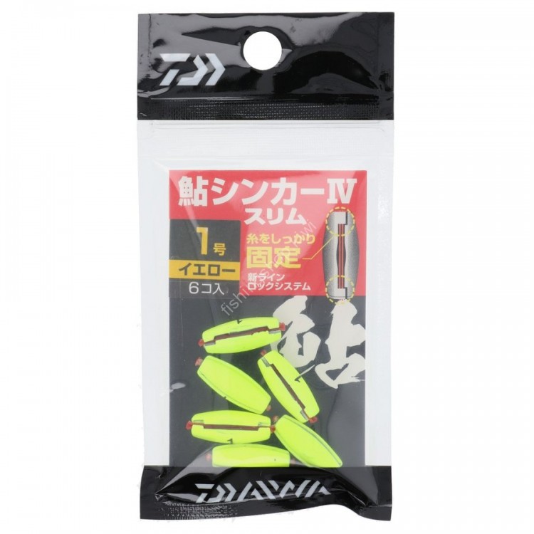 DAIWA Ayu Sinker 4 Slim No. 1 Yellow