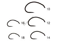 GAMAKATSU C12-B [Matte Black] #18 (20pcs)