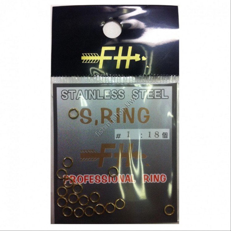 Field Hunter Stainless split ring Gold No.1