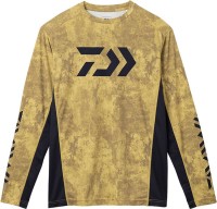 DAIWA DE-3823 Long Sleeve Game Shirt (Bottom Yellow) M