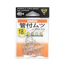 GAMAKATSU Mutsu Ring Eye [Silver] #18 (9pcs)