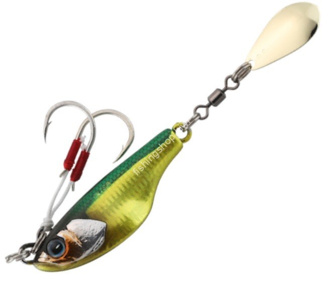 JACKALL BamBluz Bite Beans TG 40g #G-0208 Grikin / Slim Border Holo