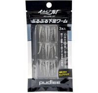 PUDLEE Ika Lure Jet PuruPuru Leg Worm 3pcs #G01 Clear Pure