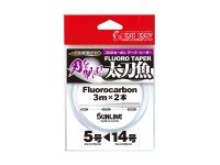 SUNLINE Azeero Fluoro Taper Tachiuo [Clear] 3m #20 > 8 (2 rolls)