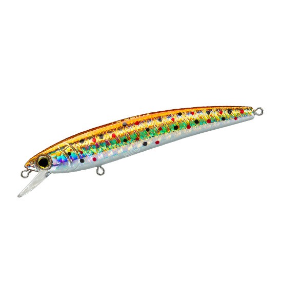 DUEL Pin's Minnow 70S #BWTR Brown Trout