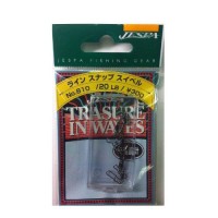 YARIE Line Snap Swivel [Black] 20lb (12pcs)