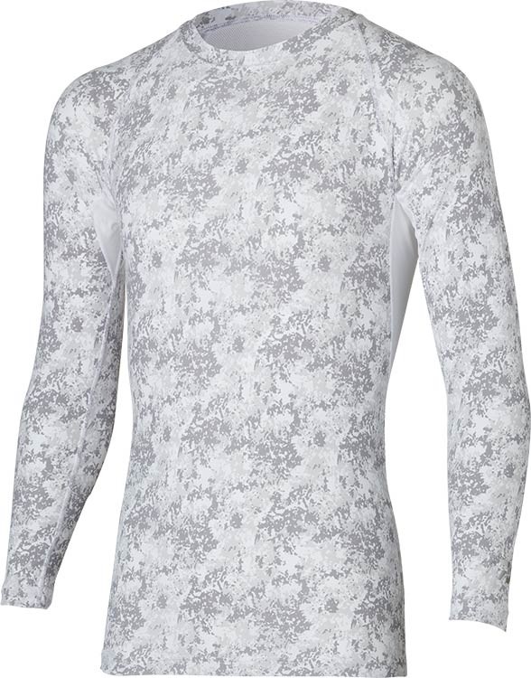DAIWA DU-6021S Ice Dry Crew Neck Undershirt Bottom White Camo L