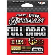 YGK Galis Ultra Castman Full Drag WX8 [Green] 300m #8 (115lb)