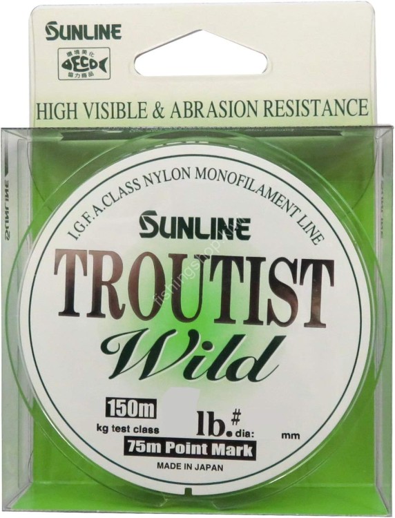 SUNLINE Troutist Wild NY [Yellow x Green] 150mHG #4 (16lb)