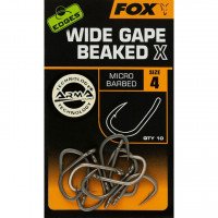 FOX EDGES Wide Gape Beaked X #4 (10pcs)