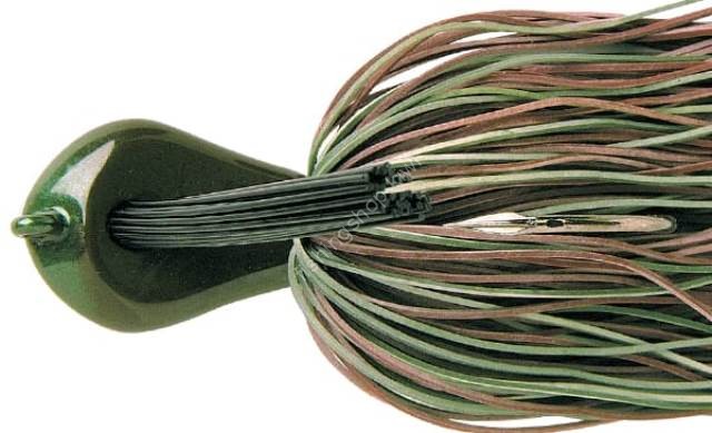 DEPS Sliding Jig 3/8oz Fine Rubber Skirt #07 Brown/Watermelon