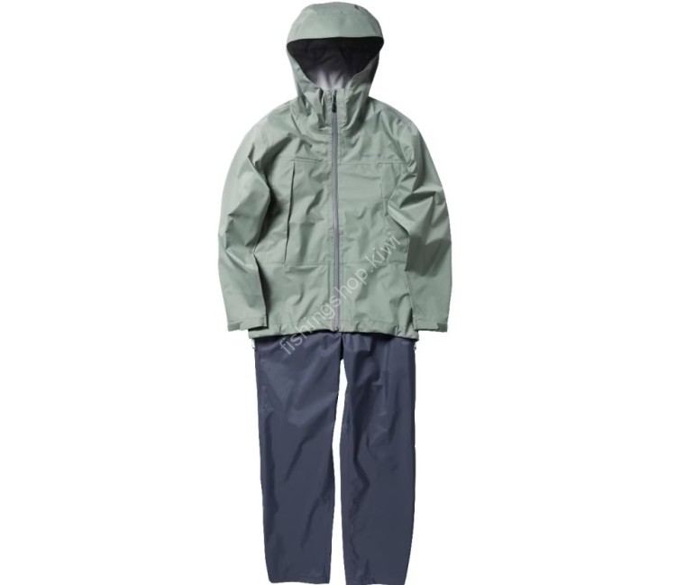 SHIMANO RA-047X 3 Layer Rain Suit (Sage Green) M