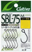 OWNER BARI SBL-75M SINGLE 75 BARBLESS( FOR MINNOW) 6 11626