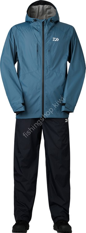 DAIWA DR-3324 Rainmax Compact Rain Suit (Ash Blue) XL