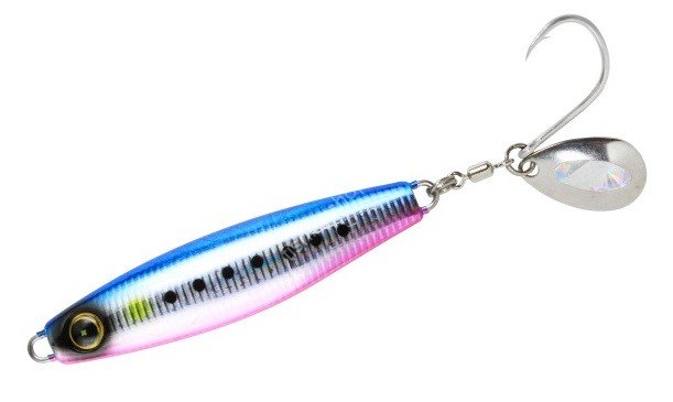 HAYABUSA FS437 Jack Eye Sawara Spin 60 #2 Keimura Pink Iwashi