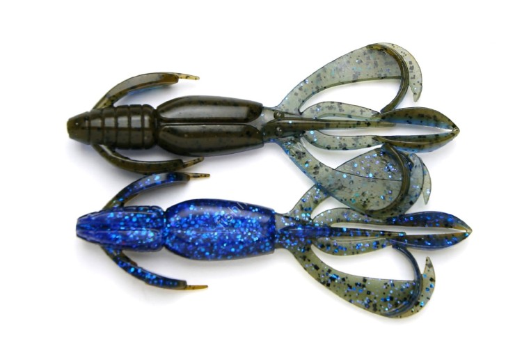 KEITECH Crazy Flapper 3.6'' #402 Okichobi Craw (7pcs)