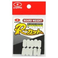 ZAPPU Board Weight R Cut Pearl White 0.5g