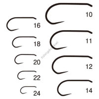 GAMAKATSU B11-B [Matte Black] #10 (16pcs)