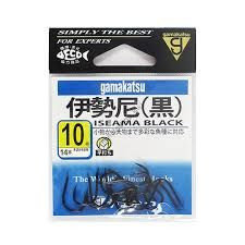 GAMAKATSU Iseama Rose [Black] #10 (12pcs)