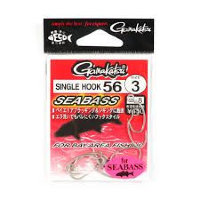 GAMAKATSU Single Hook 56 Seabass [Silver] #3 (8pcs)