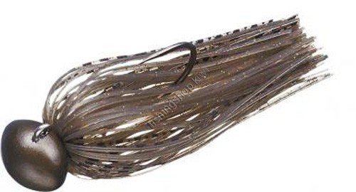 EVERGREEN FOOT BALL JIG SILICON 3 / 8oz#202 SECRET SMOKE