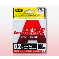 DUEL Armored F Horse Mackerel/Rockfish [Milky Pink] 100m #0.2 (2kg)