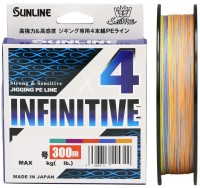SUNLINE SaltiMate Infinitive x4 [10m x 5colors] 300m #0.8 (14lb)