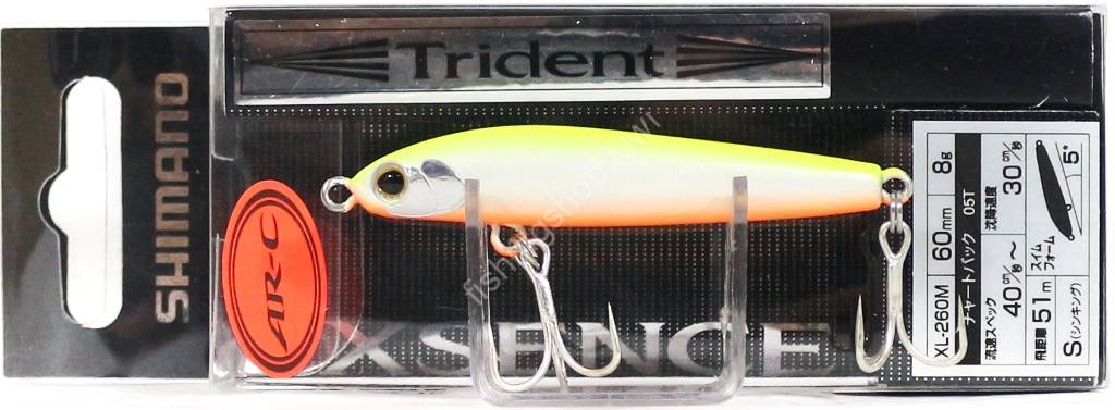 SHIMANO XL-260M Exsence Trident 60S AR-C #05T Lures buy at