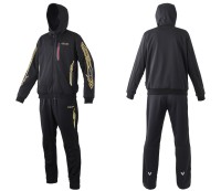 GAMAKATSU GM3714 Sweat Suit (Black x Gold) 3L