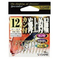 SASAME Kan Tsuki Kaijou Tsuribori RK-03 [Gold] #14 (7pcs)