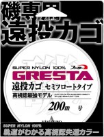 YAMATOYO Tegusu Gresta Long-Distance Casting Cage [Pink] 200m #3 (12lb)