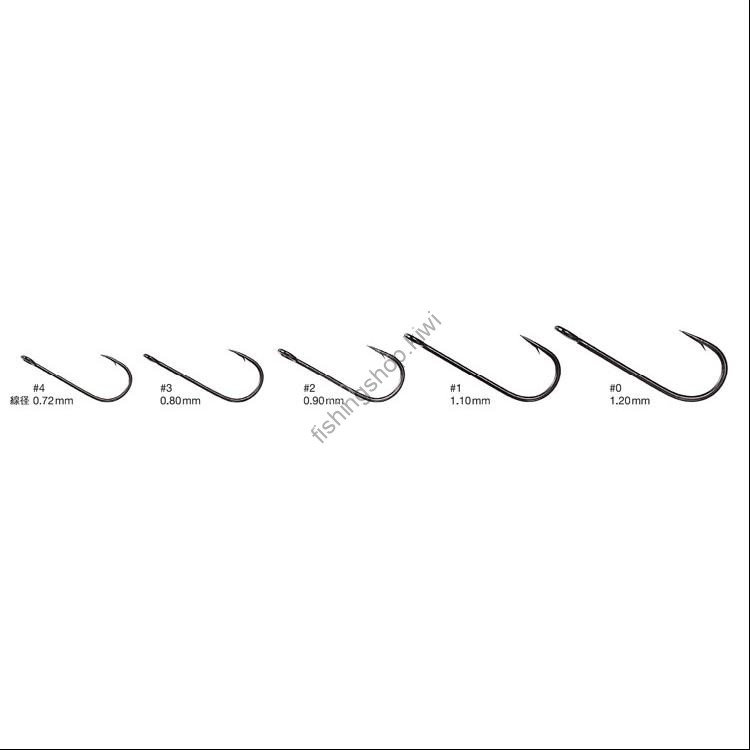 VARIVAS Trailer Hook [NS Black] #4 (6pcs)