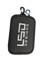 LSD Fishing Pouch L #Cordura Black/Silver Logo