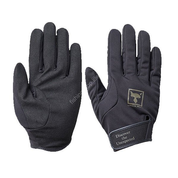 JACKALL Shell Glove Black L