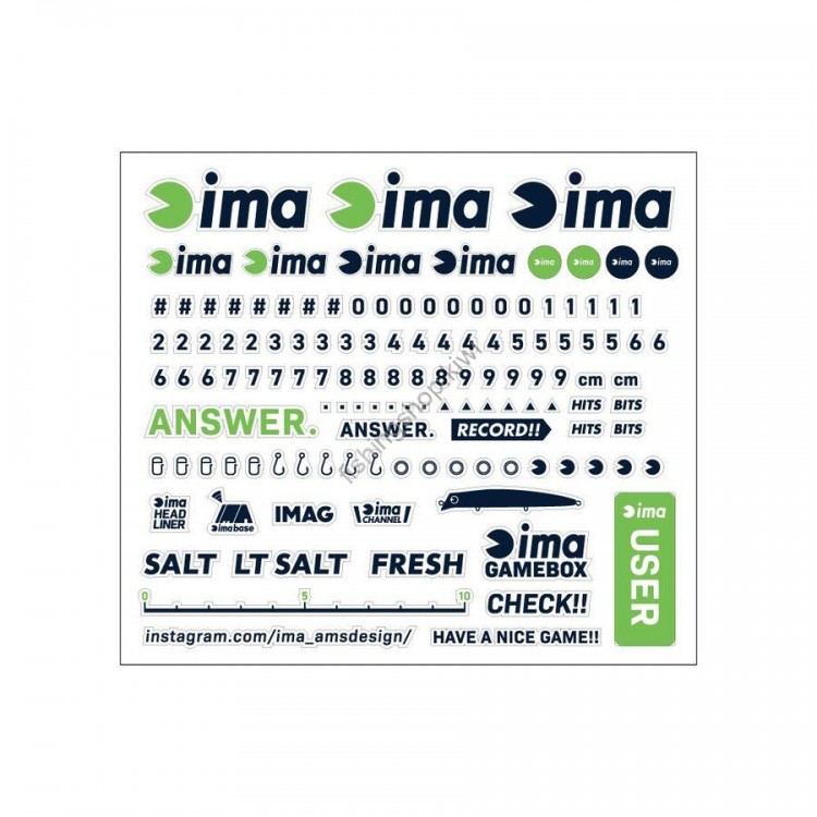 IMA Assorted Stickers Navy