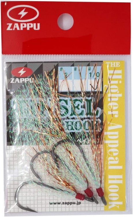 ZAPPU Tinsel Hook [Copper] #2 (3pcs)