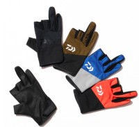 DAIWA DG-8922W Windproof Gloves 3 Cuts [Black] XL
