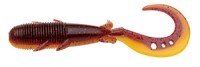 ECOGEAR Kijihata Grub 4.5'' #514 Red Brown Yellow Neon