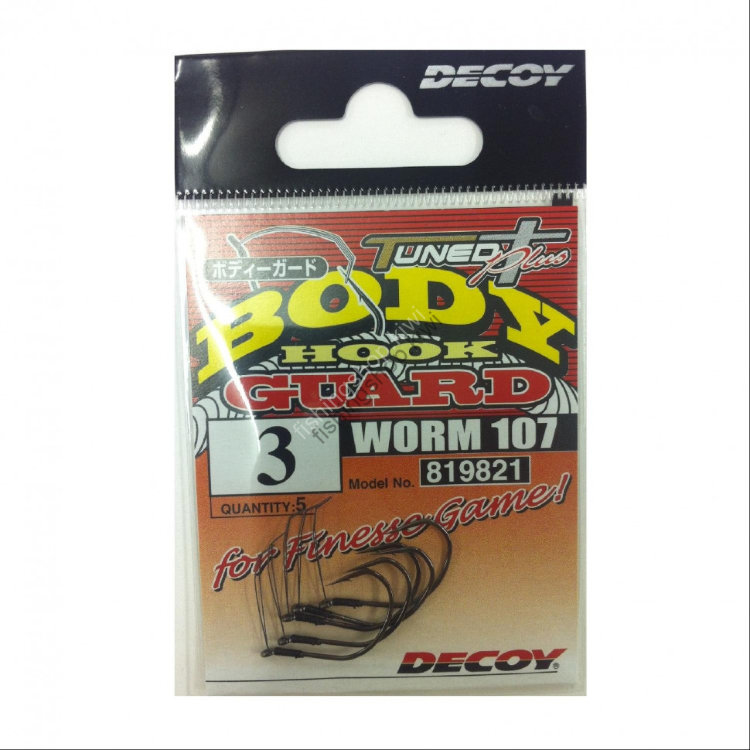 DECOY Body Guard Worm107 [NS Black] #3 (5pcs)