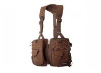 LITTLE PRESENTS V-23 Strap Vest Light #Brown