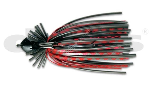 DEPS Violator Jig 3/8oz #07 Black/Scale Red