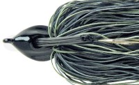 DEPS Flat Back Jig 1oz Fine Rubber Skirt #04 Black/Watermelon